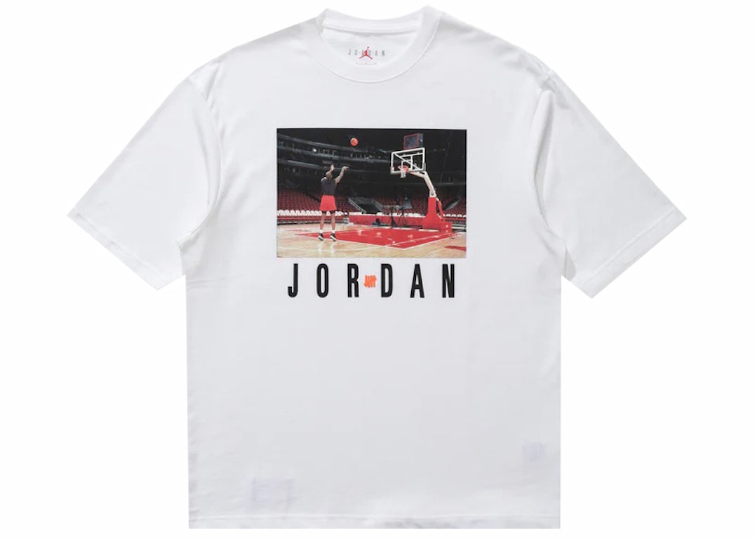 Pre-owned Jordan X Undefeated Free Throw Tee White