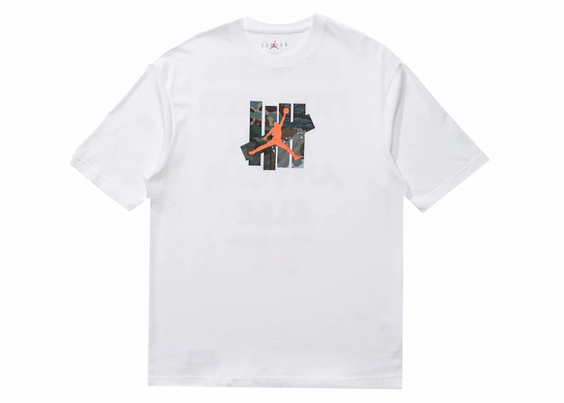 Jordan x Undefeated Strikes Tee White - FW22 Men's - US