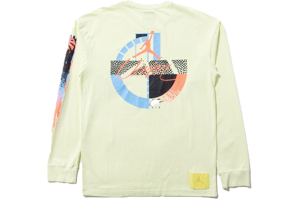 Jordan x Union 2.0 Flight L S Tee Pale Yellow Men s SS19 US