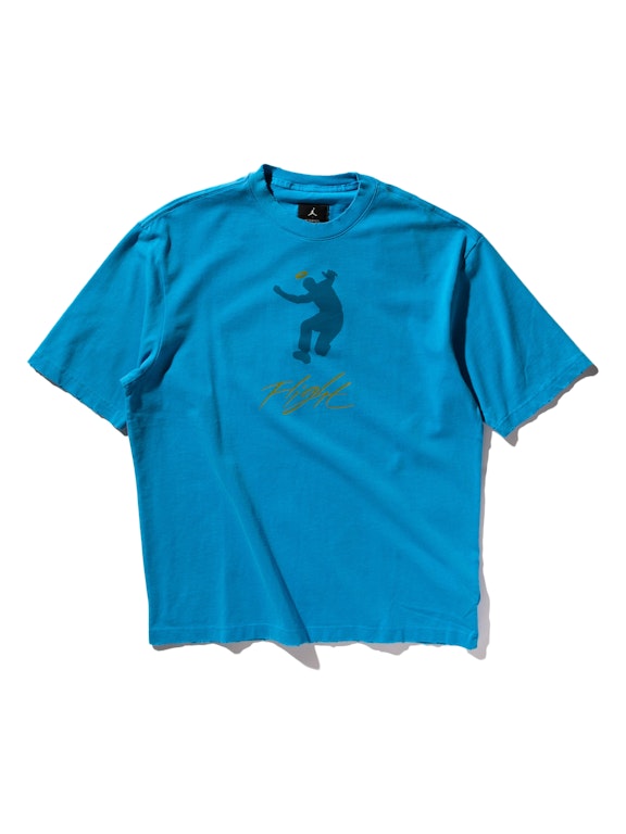 Pre-owned Jordan X Union M J Gfx T-shirt Equator Blue
