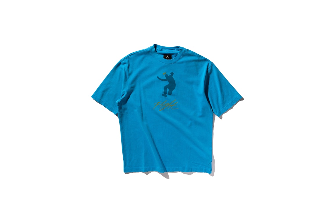 Pre-owned Jordan X Union M J Gfx T-shirt Equator Blue