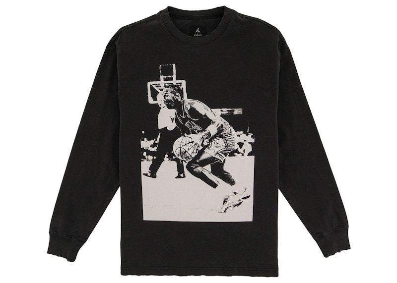 Jordan x Union M J L/S T-shirt Off Noir - SS22 Men's - US