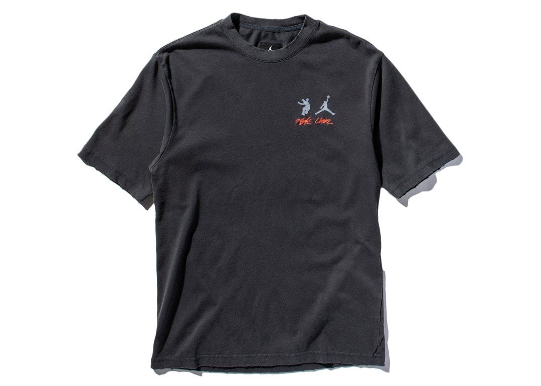 Pre-owned Jordan X Union M J T-shirt (asia Sizing) Off Noir