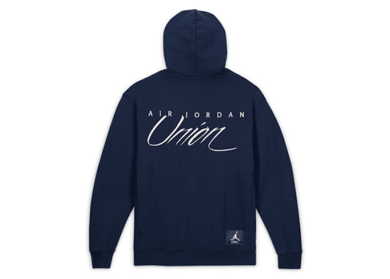 Jordan x Union MJ Fleece Hoodie College Navy/Coconut Milk Men's