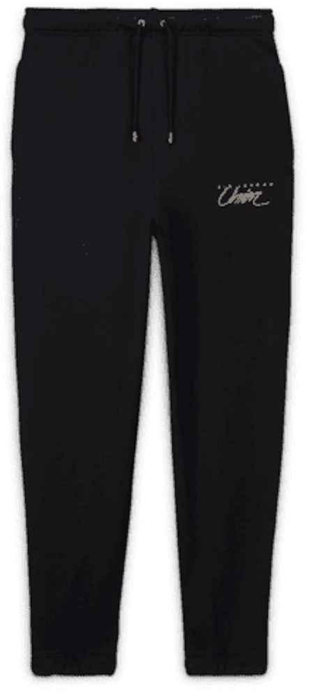 Jordan x Union MJ Fleece Pants Black/Coconut Milk Men's - SS23 - US