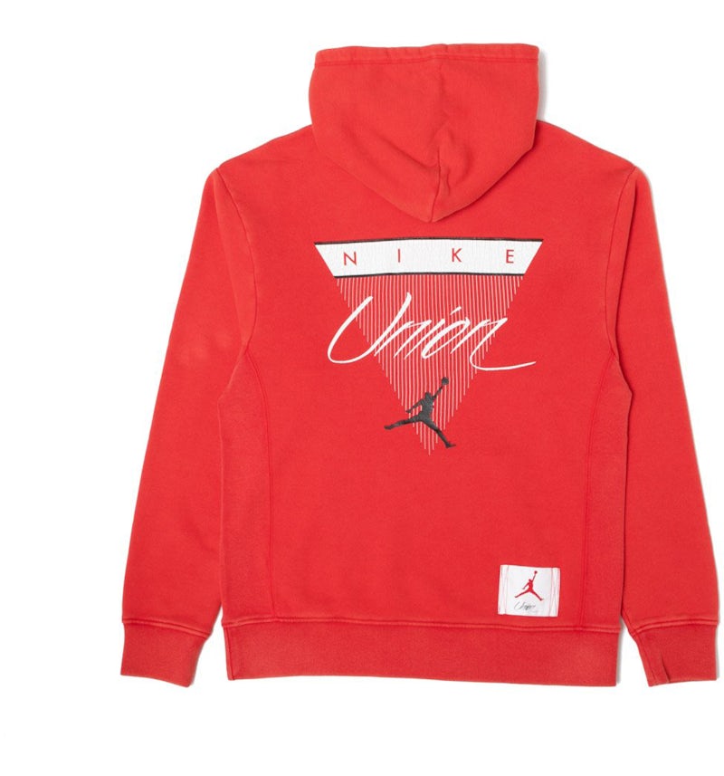 Jordan x Union NRG Vault AJ Flight Hoodie Red Men's FW18 US