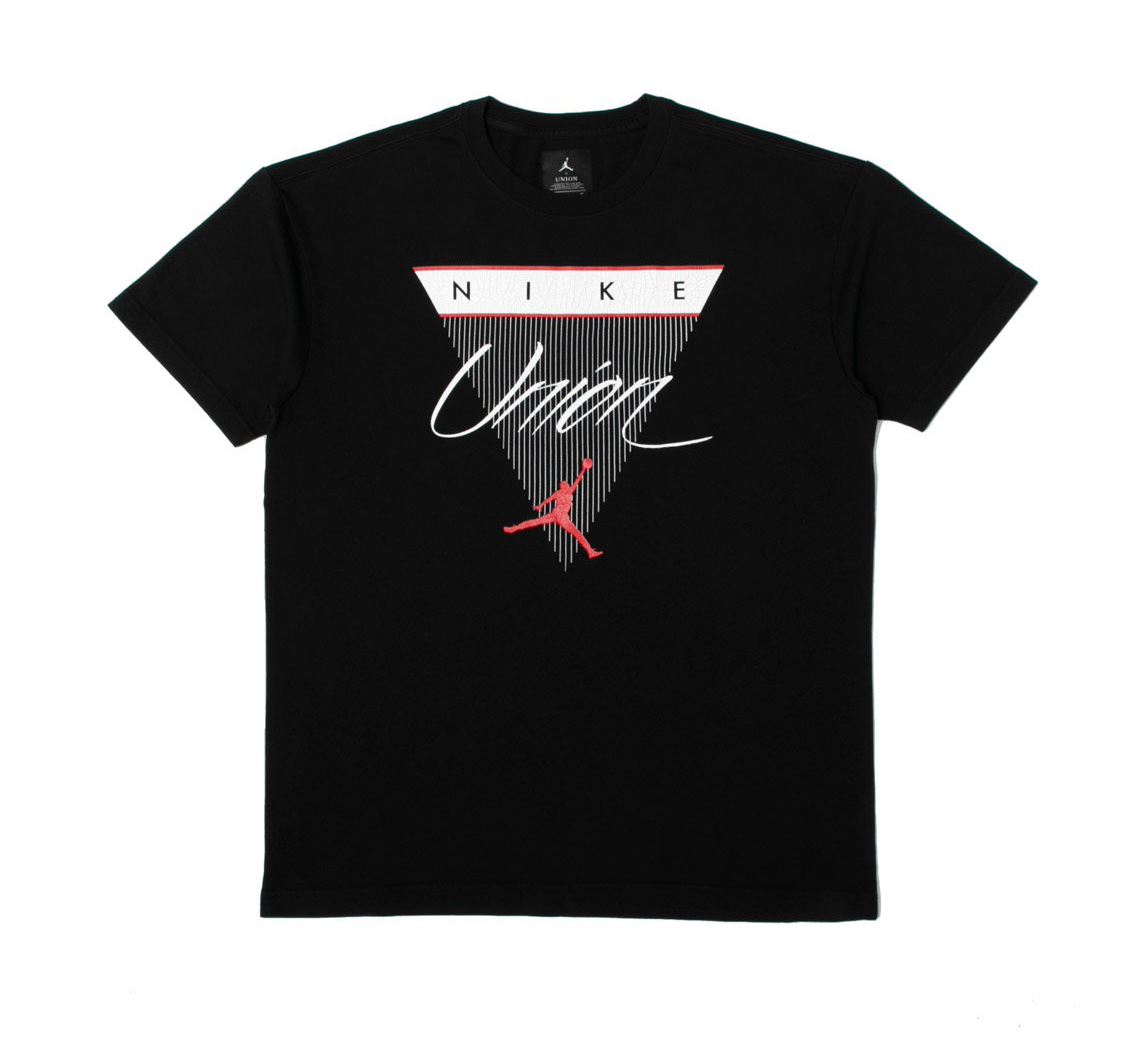 Tシャツ/カットソー(半袖/袖なし)Nike jordan × union Tee BLACK