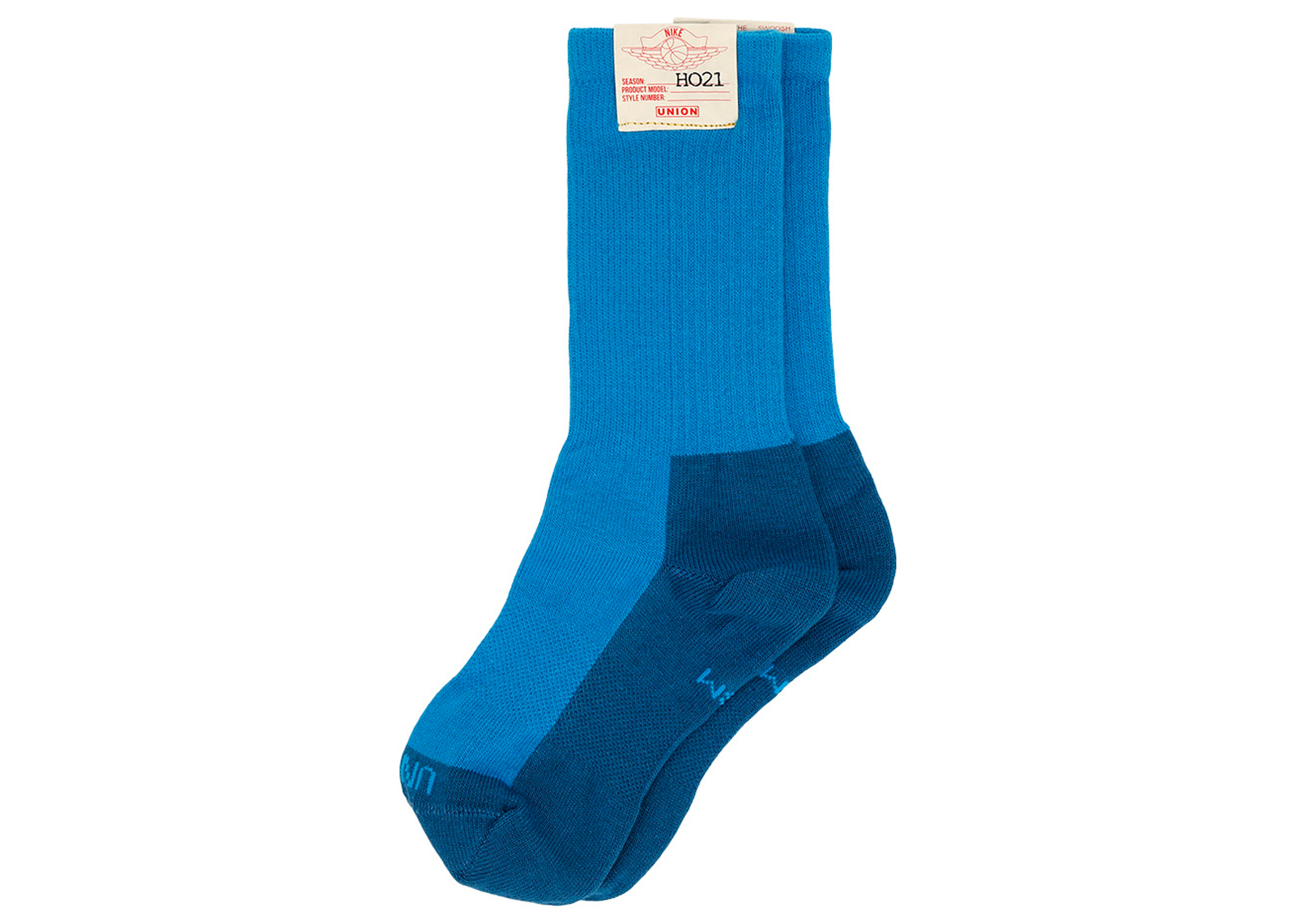 Jordan x Union Socks Equator Blue/Brigade Blue/Habanero Red - SS22 