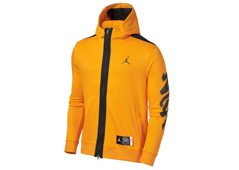 Jordan x Zion x Naruto Full Zip Top Hoodie (Asia Sizing) Orange