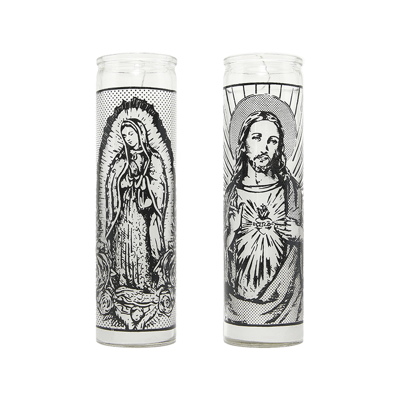 Joshua Vides Jesus & Mary Candle Set