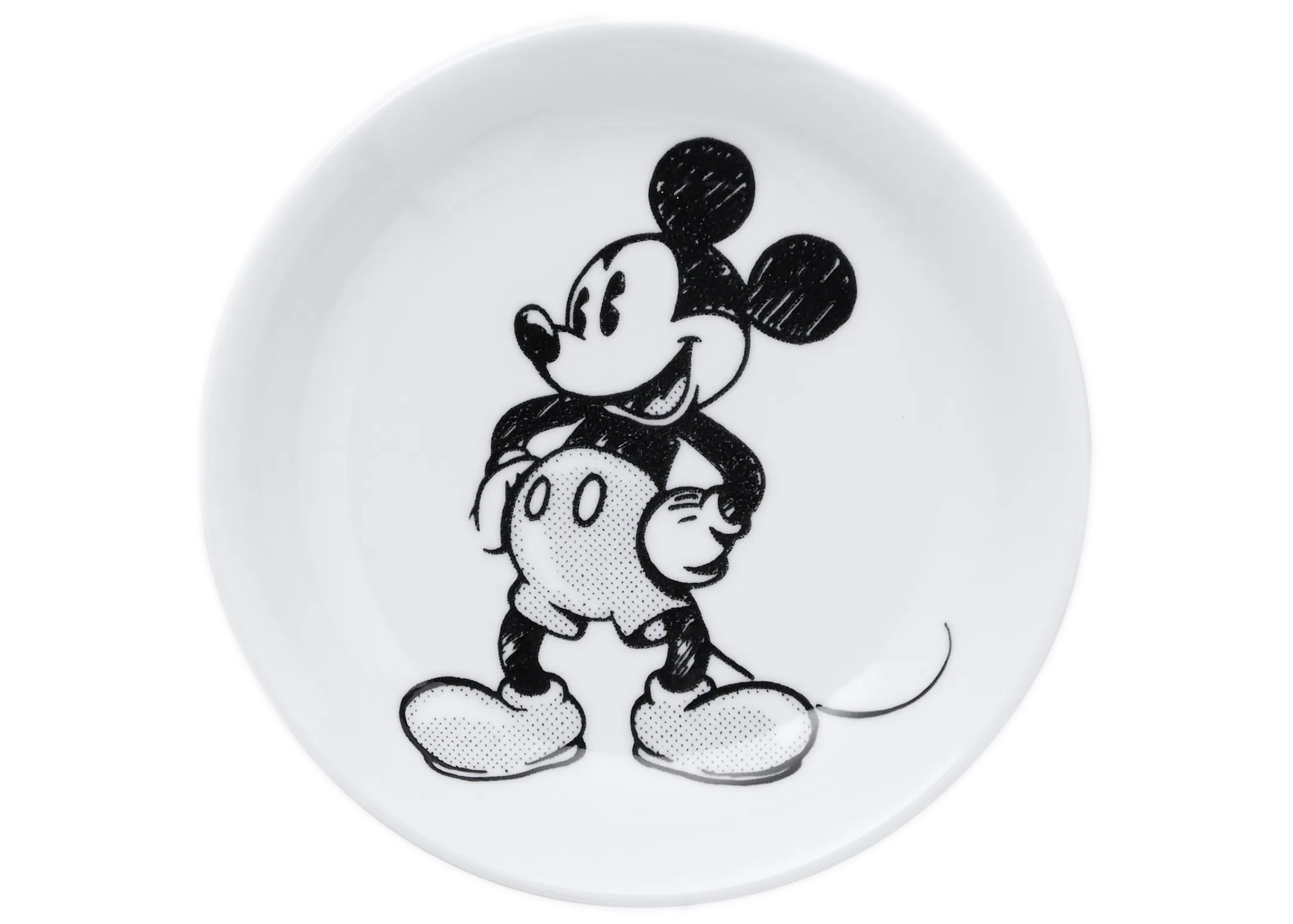 Joshua Vides x Uniqlo Monochrome Mickey Small Plate