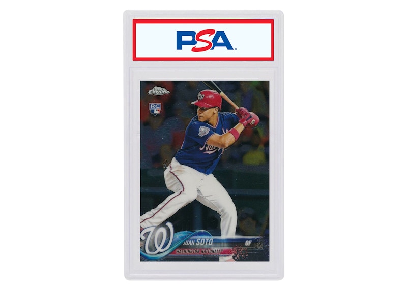 Juan Soto 2018 Topps Chrome Update Rookie HMT55 (Clasificación PSA o BGS)