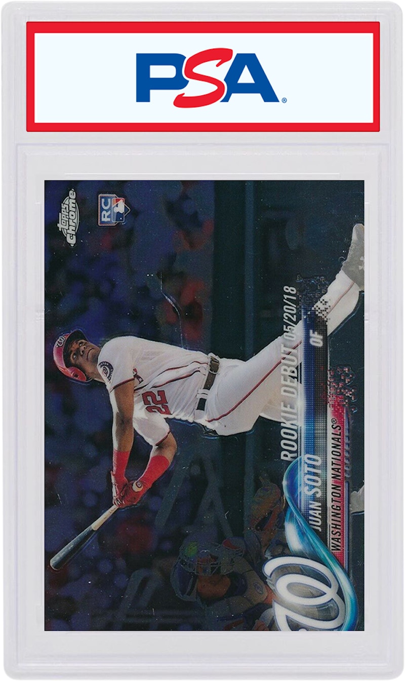 Juan Soto 2018 Topps Chrome Update Rookie #HMT98 (PSA or BGS Graded)