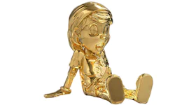 Juce Gace A Wood Awakening Chill-Out: Porcelain Figure Gold Chrome
