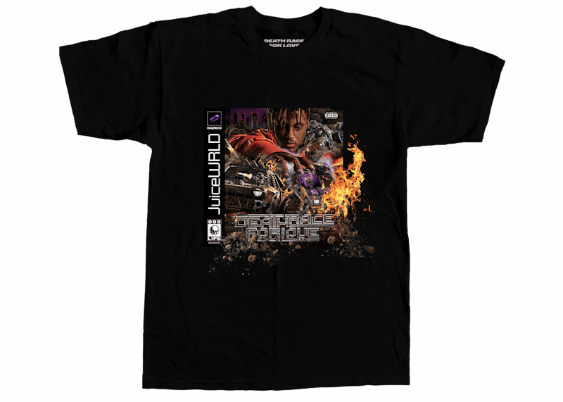 Juice Wrld Death Race for Love Tshirt Black FW22 JP