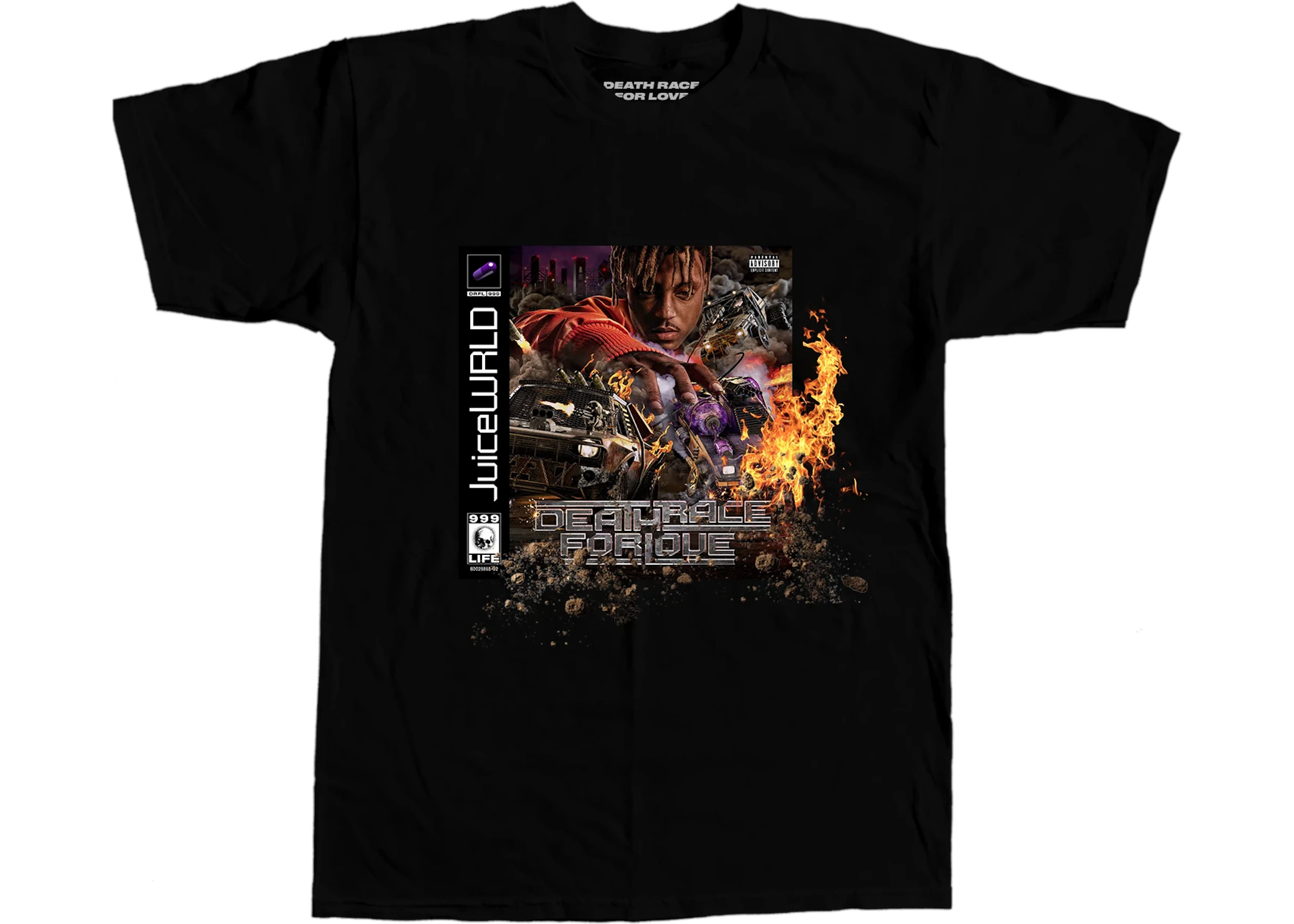 klasse studie hjerte Juice Wrld Death Race for Love T-shirt Black - FW22 - CA