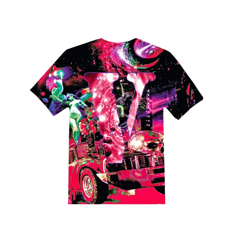 Juice Wrld Galaxy All Over T-shirt Black/Multi