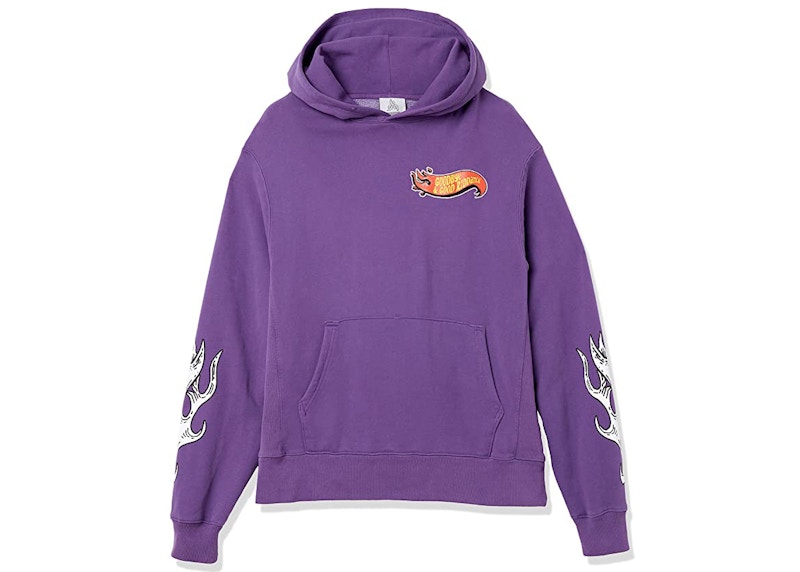 Juice Wrld Pit Crew Hoodie Purple Men's US