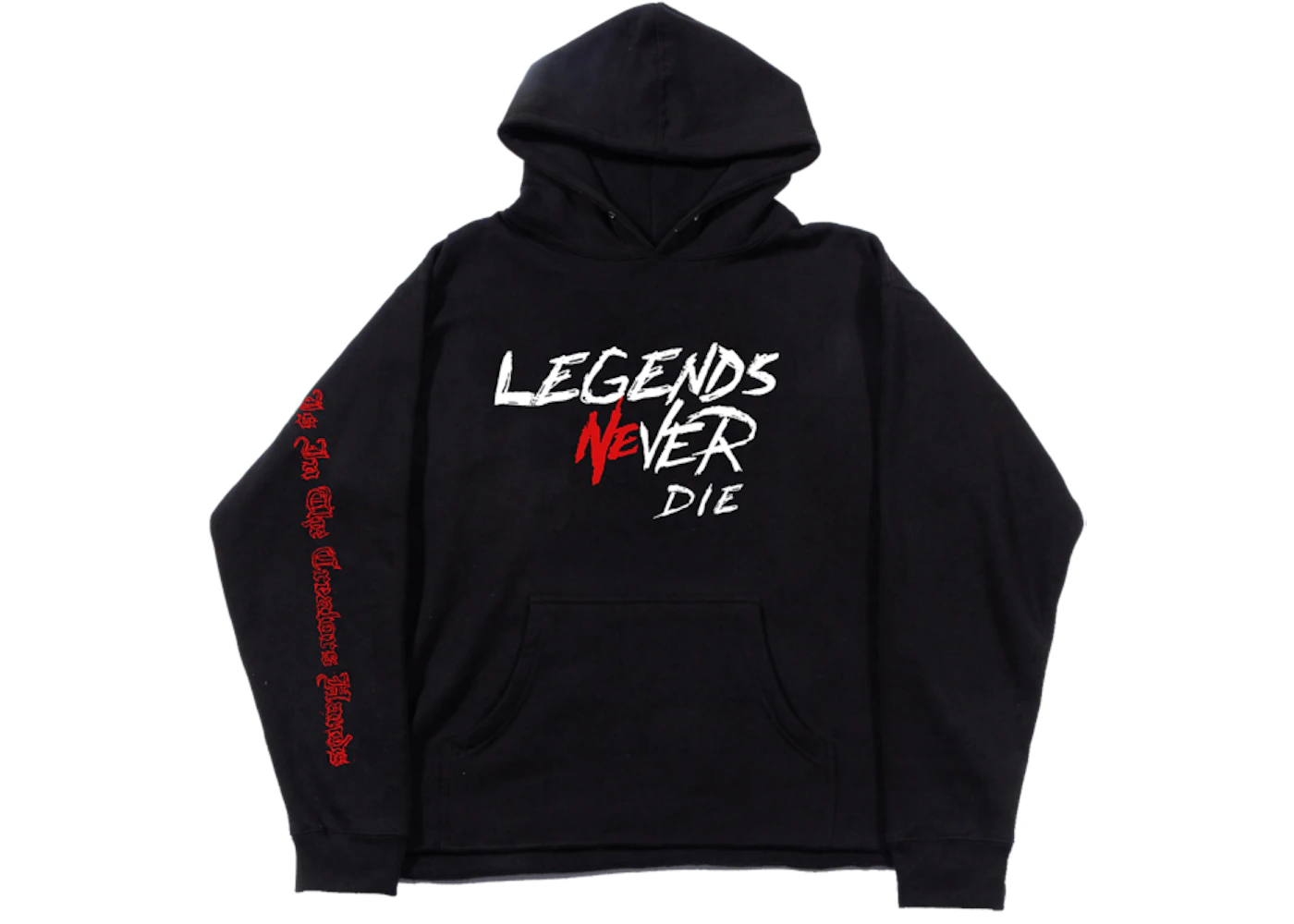 Juice Wrld X Revenge Legends Never Die Hoodie Black