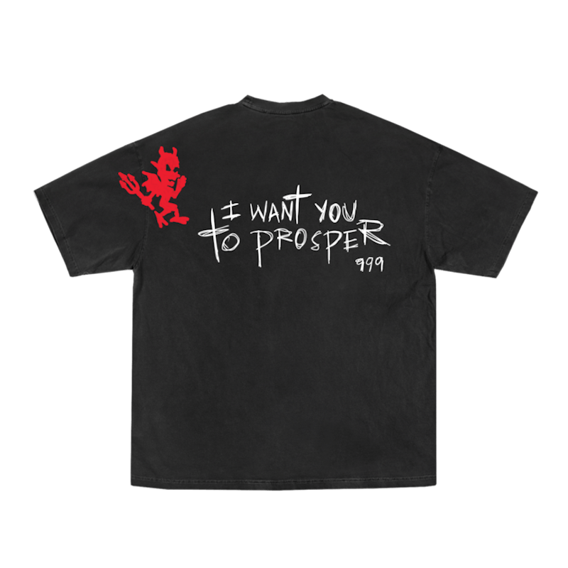 Juice Wrld x The Weeknd Prosper Tee Black Men's SS20 US