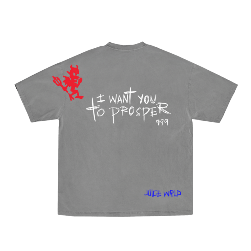 Juice Wrld x The Weeknd Prosper T-Shirt Grau