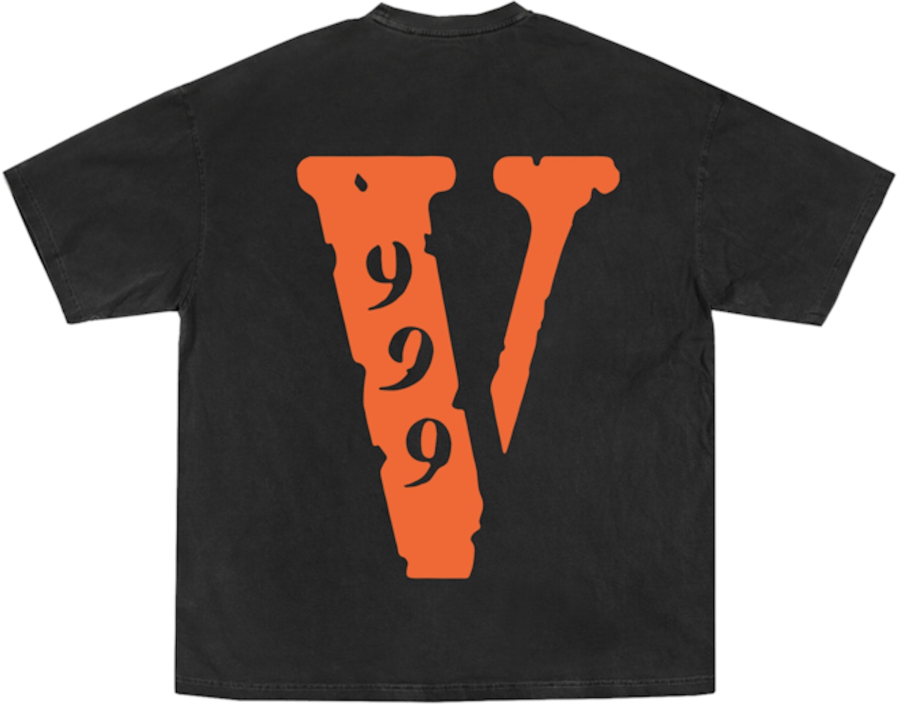 Juice Wrld X Vlone 999 T Shirt Black Ss20 - juice wrld roblox t shirt
