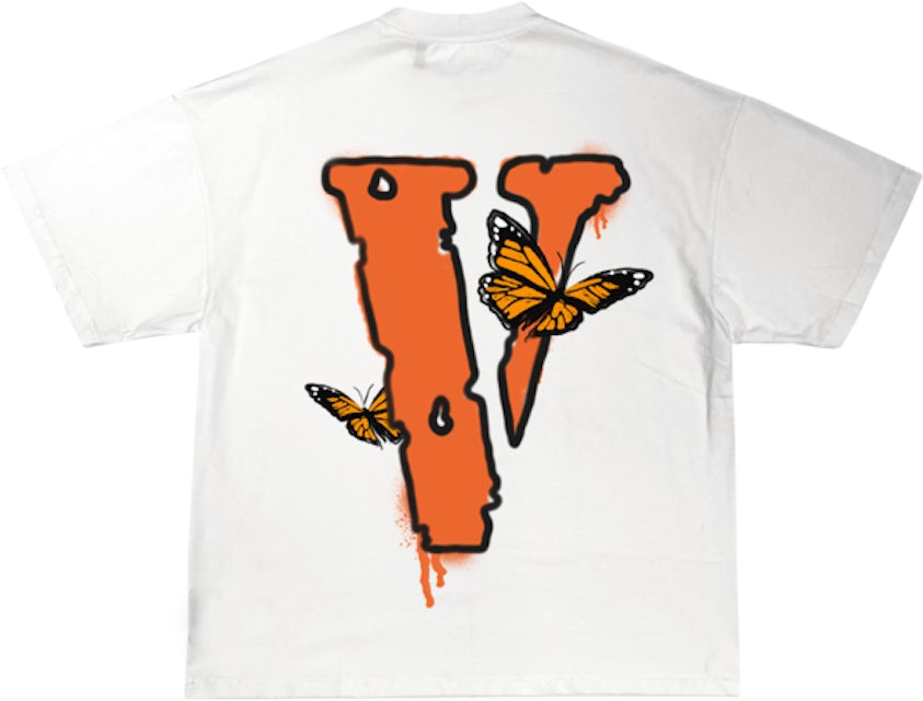 Juice Wrld x Vlone Butterfly T-Shirt White Men's - SS20 - GB