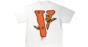Camiseta Juice Wrld x Vlone Butterfly en blanco