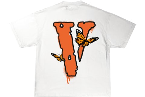 Juice Wrld x Vlone Butterfly T Shirt White Men s SS20 US