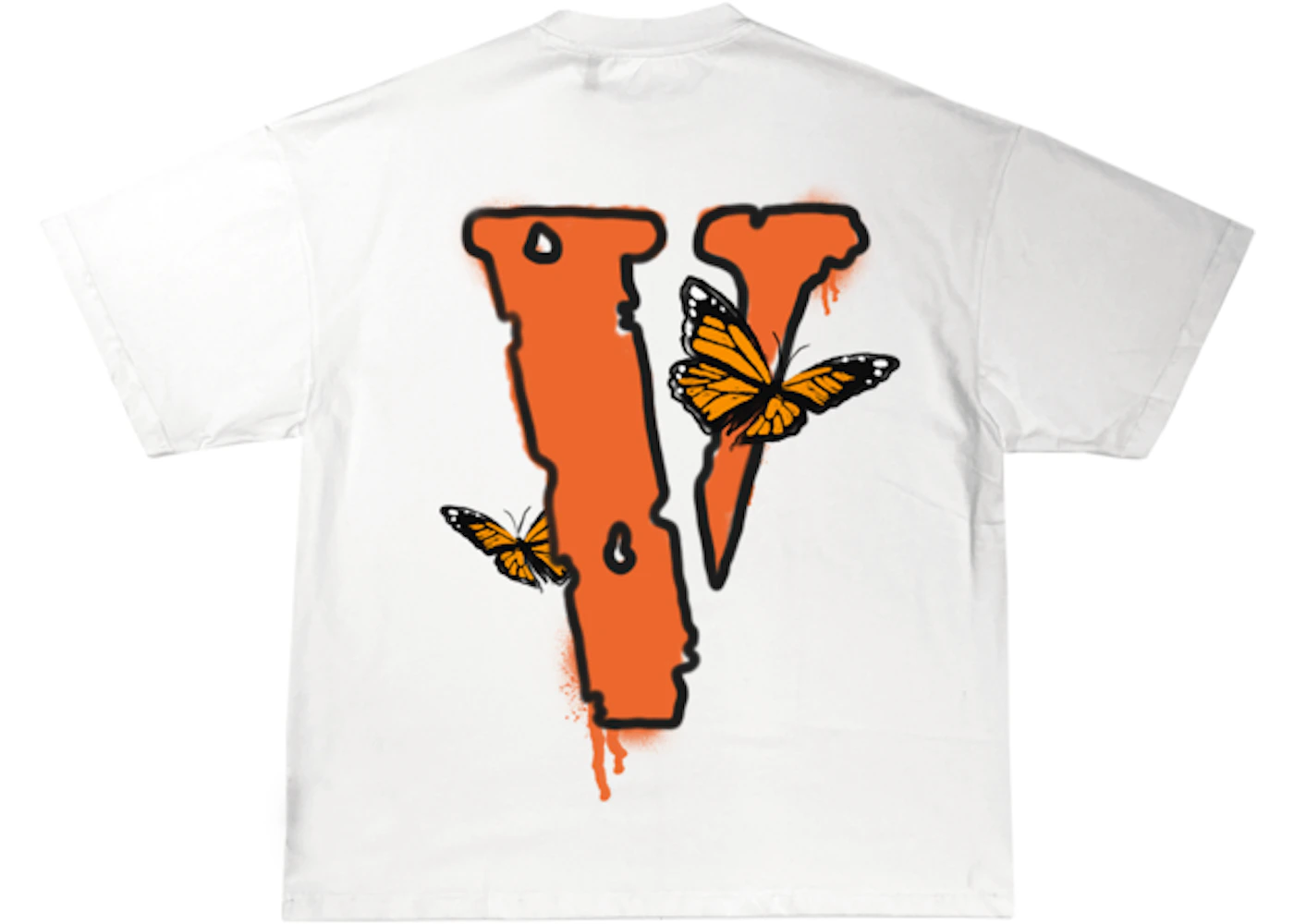 Juice Wrld x Vlone Butterfly T-Shirt White - SS20