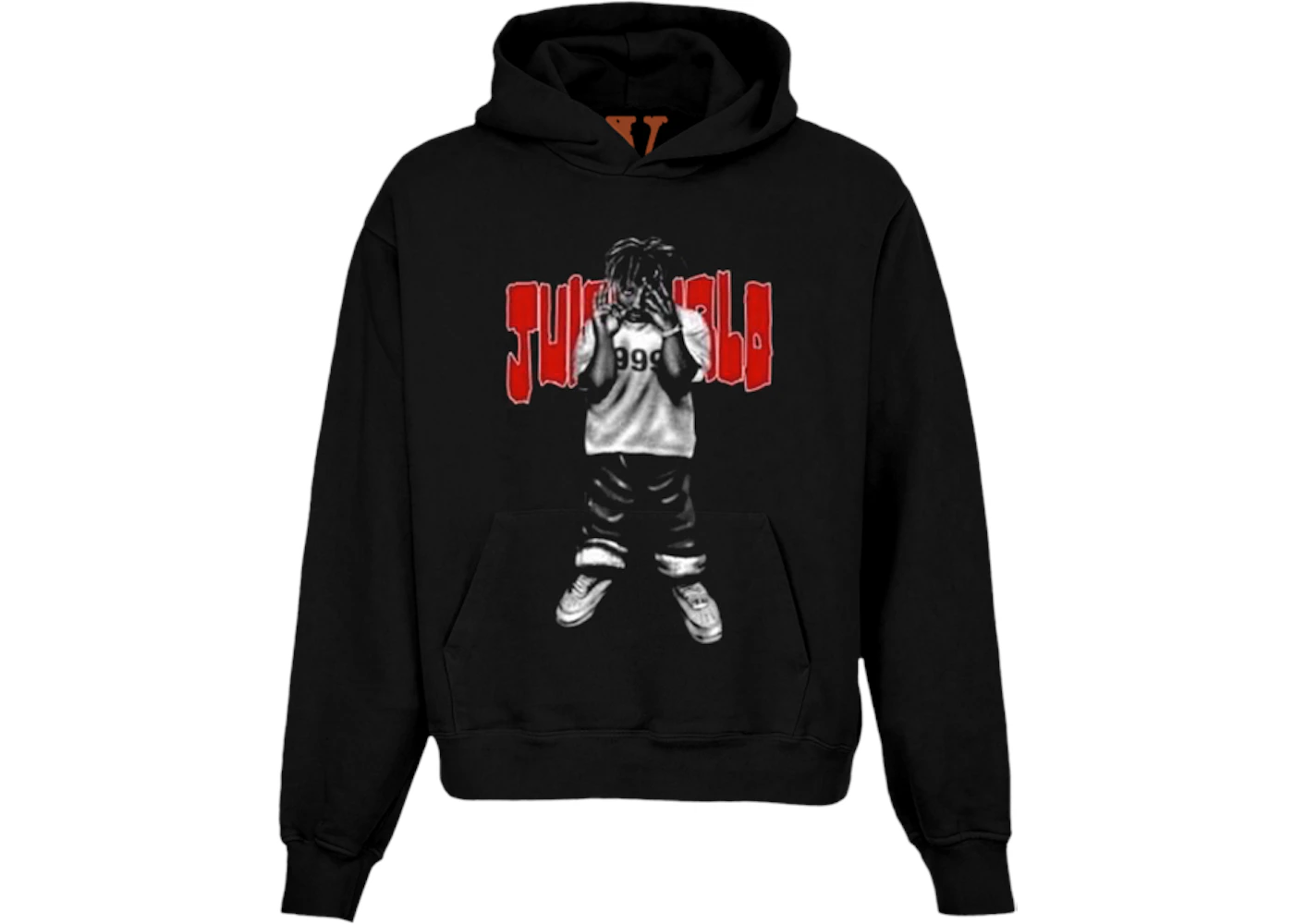 Juice Wrld x Vlone Man of the Year Hoodie Black Men's - SS20 - US