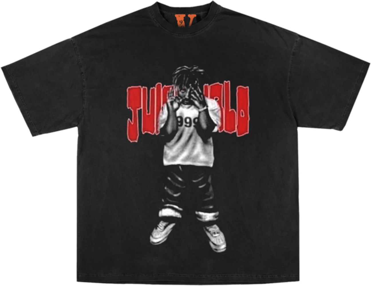 Juice Wrld x Vlone 999 T-Shirt Black Men's - SS20 - US