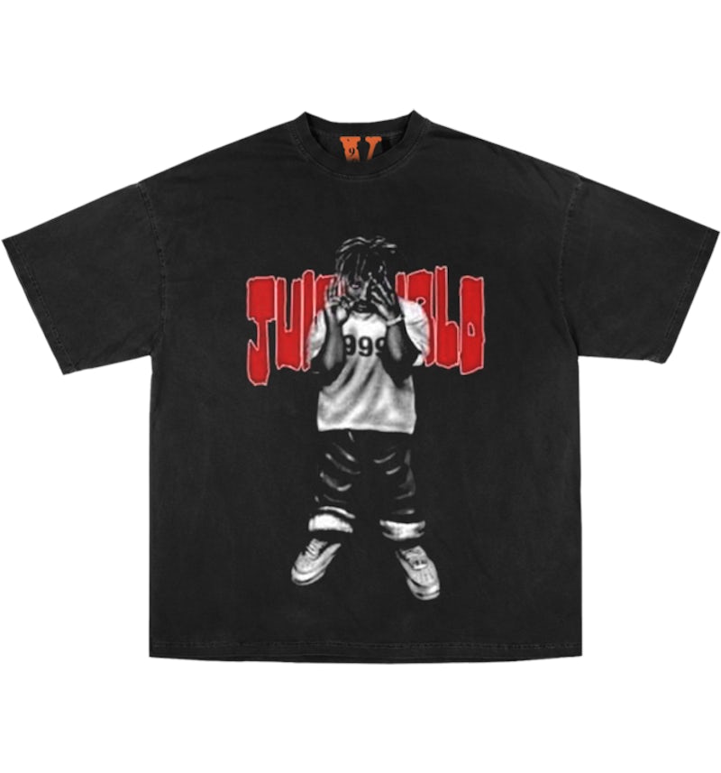 Juice Wrld x Vlone Man of the Year Tee Black Men's - SS20 - US Juice Wrld x Vlone Man of the Year Tee Black Men's - SS20 - US