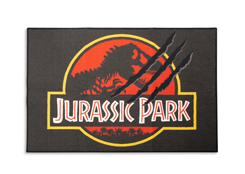 Jurassic Park Logo Printed Area Rug