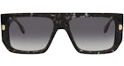 Just Cavalli Aviator-Frame Acetate Sunglasses Havana Havana Smoke (SJC022-56-096N)