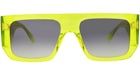 Just Cavalli Navigator-Frame Acetate Sunglasses Green Green Smoke (SJC022K-56-0998)