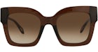 Just Cavalli Square-Frame Acetate Sunglasses Brown Brown Brown (SJC019K-52-0AAK)