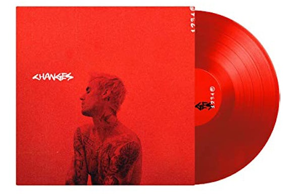 Justin Bieber cambia l'edizione limitata 2XLP Vinyl Rosso