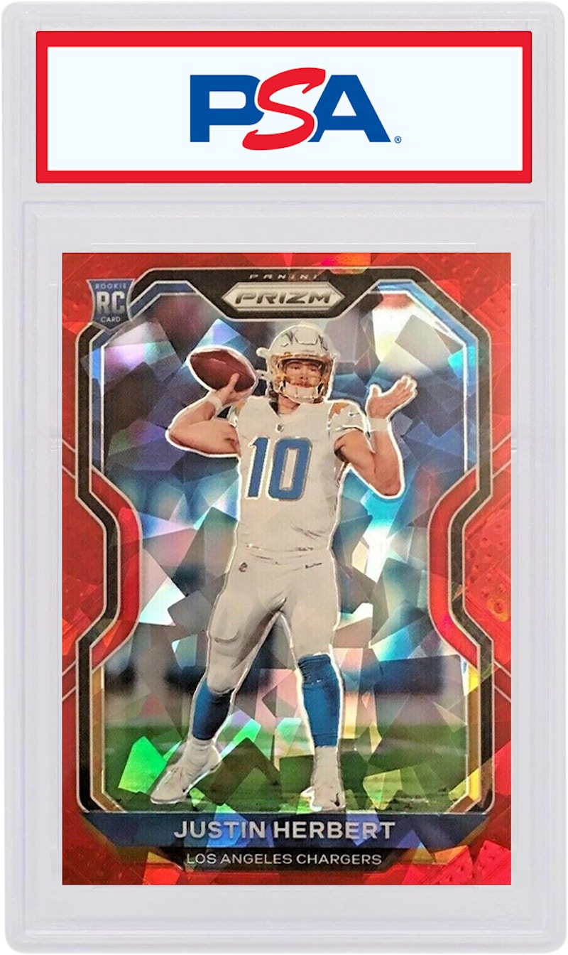 Justin Herbert 2020 Panini Prizm Rookie Red Ice #325 - 2020 - US