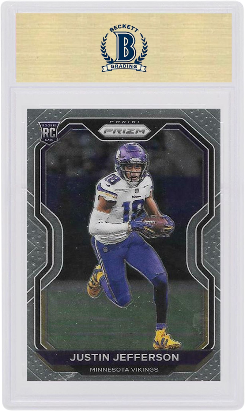 Justin Jefferson 2020 Panini Prizm Rookie 398 (PSA or BGS Graded