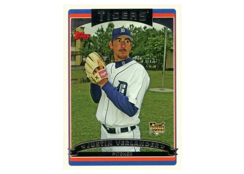 Justin Verlander 2006 Topps Rookie #641 (Ungraded)