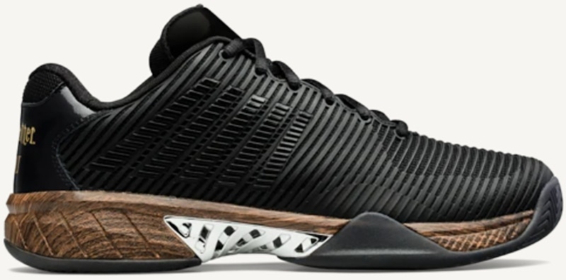 Pre-owned K-swiss Kswiss Hypecourt Express 2 Harry Potter Firebolt (women's) Sneakers In Black/gold