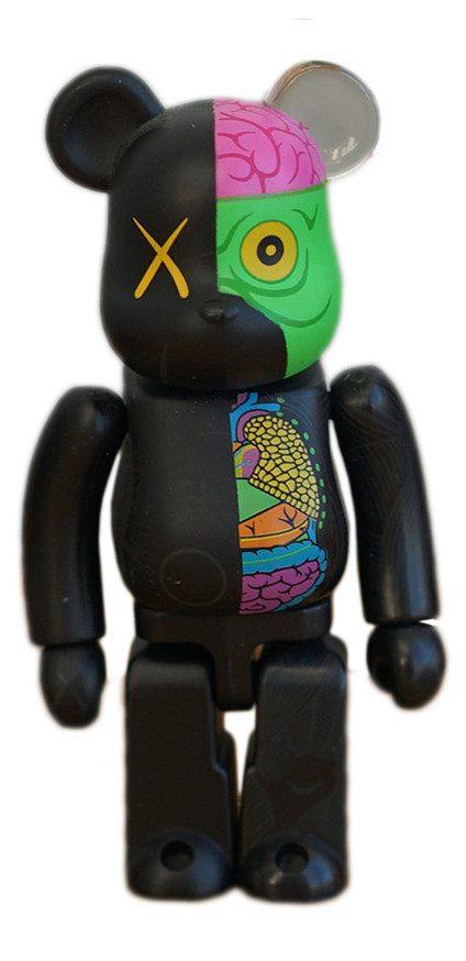 KAWS Bearbrick Dissected 400% Black - US