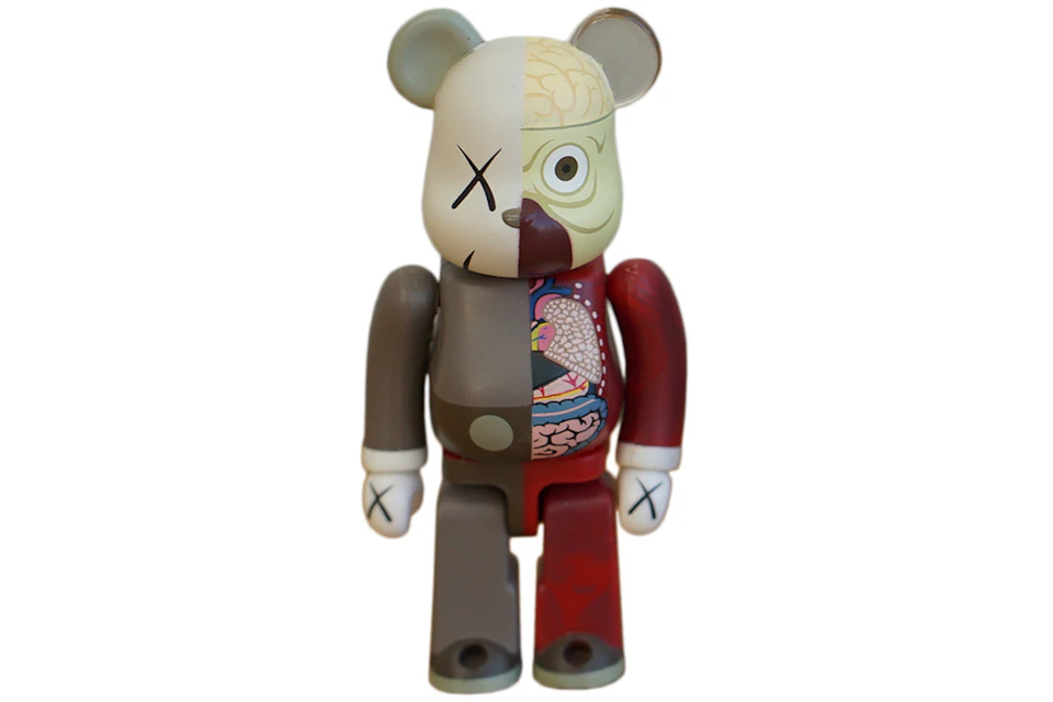 KAWS Bearbrick Dissected 100% Brown