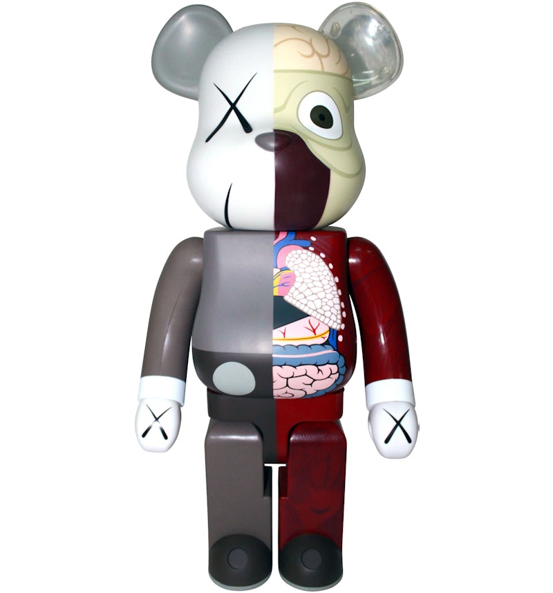 KAWS Bearbrick Dissected 1000% Brown US - Main Image