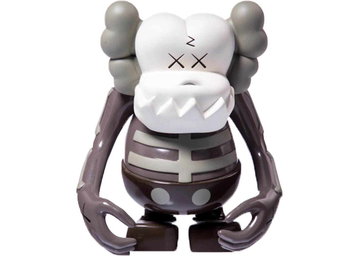 Bounty hunter skull-kun ステッカー付き KAWS Bounty Hunter Skull Kun Vinyl Figure Brown - US