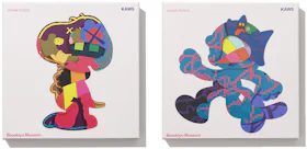 KAWS Brooklyn Museum Isolation Tower & Ankle Bracelet Jigsaw Puzzle Set (1,000 Pieces Each)