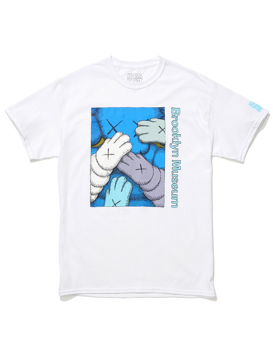 KAWS Brooklyn Museum URGE T-shirt White/Cyan