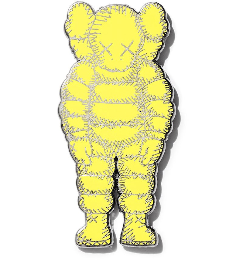 KAWS Brooklyn Museum WHAT PARTY Pin Jaune de la Collection - FR KAWS Brooklyn Museum WHAT PARTY Pin Jaune de la Collection - FR