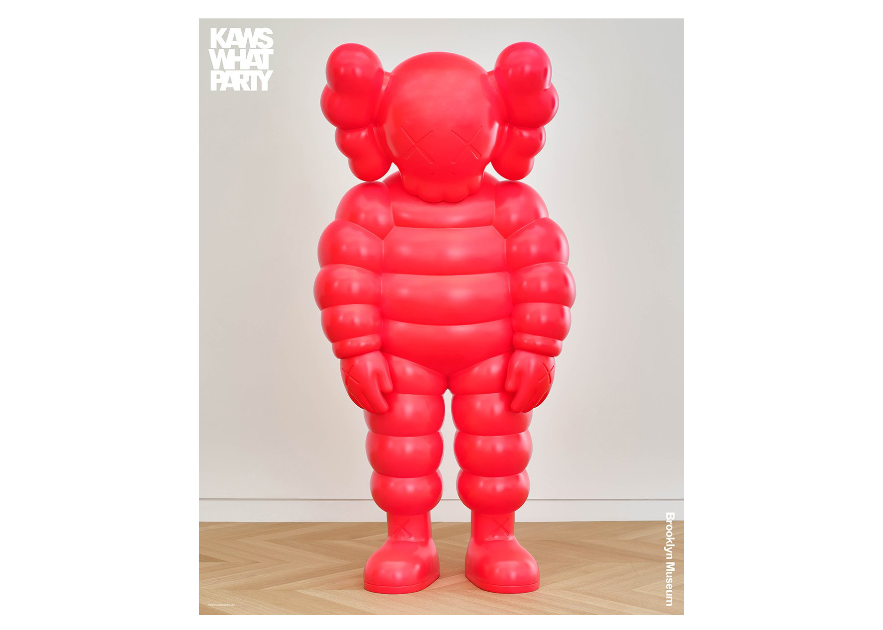 KAWS Brooklyn Museum WHAT PARTY Poster